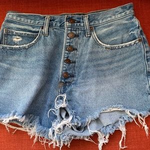 Abercrombie and Fitch 30/10 medium wash denim short